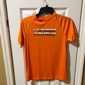 Under Armour Youth Bright Orange Tee